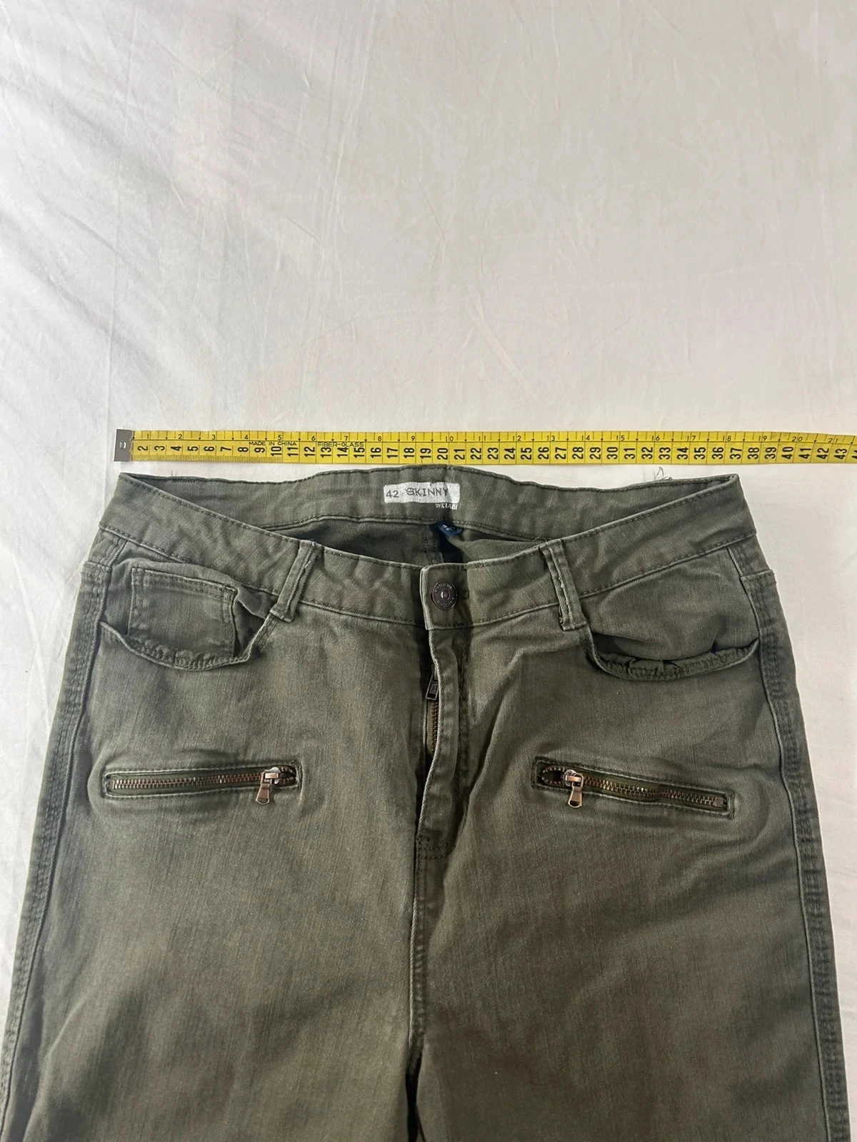 Jean skinny kiabi verde kaki – photo 5